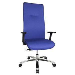 Topstar XXL Bürostuhl Big Star 30, BT390T W56 blau, alu Stoff