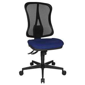 Topstar Bürostuhl Head Point SY, HE200 G26 blau, schwarz, schwarz Stoff