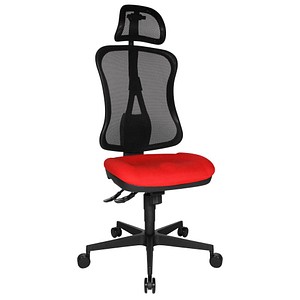 Topstar Bürostuhl Head Point SY, HE200 G21X rot, schwarz, schwarz Stoff