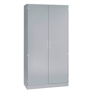 CP Stahlschrank C 3000 Asisto 141002-000+141002-710 weißaluminium, silber 100,0 x 43,5 x 198,0 cm