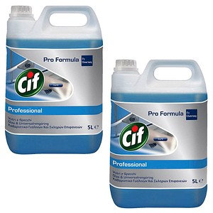 Cif Professional Glas- und Fensterreiniger Glasreiniger 2x 5,0 l