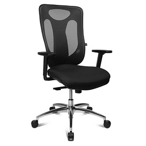 Topstar Bürostuhl Sitness Net Pro 100, NN39T T20 schwarz, alu Stoff