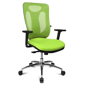 Topstar Bürostuhl Sitness Net Pro 100, NN39T T35 grün, alu Stoff