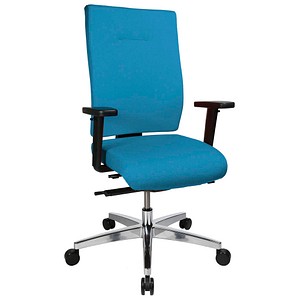 Topstar Bürostuhl Sitness 70, PS79BH W58 hellblau, alu Stoff