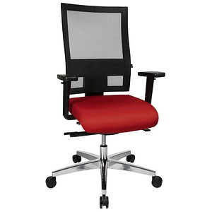 Topstar Bürostuhl Sitness 60, PS69BH W51 rot, schwarz, alu Stoff