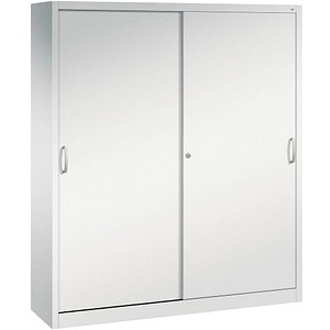 CP C 2000 Acurado Schiebetürenschrank lichtgrau 8 Fachböden 160,0 x 40,0 x 195,0 cm