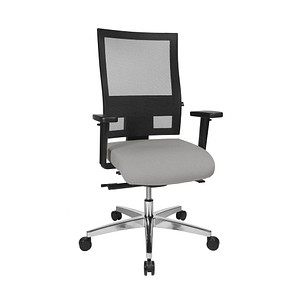 Topstar Bürostuhl Sitness 60, PS69BH W53 grau, schwarz, alu Stoff