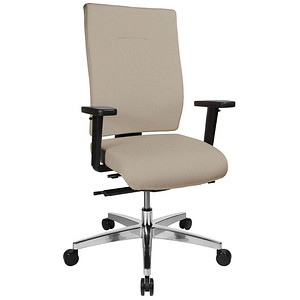 Topstar Bürostuhl Sitness 70, PS79BH W53 grau, alu Stoff