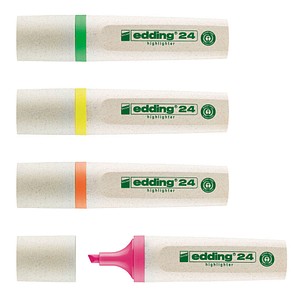 EDDING Textmarker HL 24, 4 St.; 1 Pack = 4 St.
