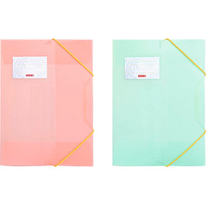 BRUNNEN Sammelmappen Colours of Summer DIN A4 farbsortiert