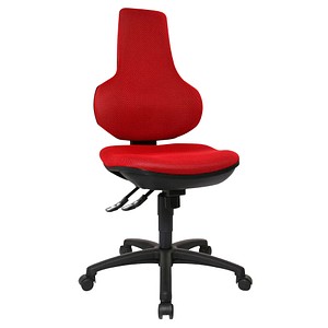 Topstar Bürostuhl Ergo Point® SY, EP02BB2 rot, schwarz Stoff