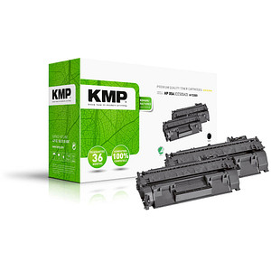 KMP H-T235D Toner 2er-Pack ersetzt HP HP 05A (CE505A) Schwarz Kompatibel Toner 