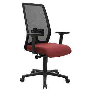 Topstar Bürostuhl EURO STAR 200, EU20OG270 bordeaux, schwarz, schwarz Stoff