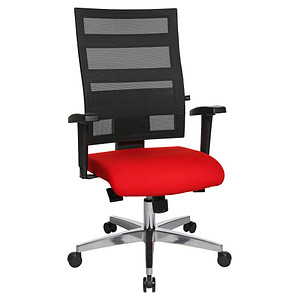 Topstar Bürostuhl X-Pander, 959T T310 rot, schwarz, alu Stoff