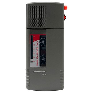 GRUNDIG SH 10 - Stenokassetten-Diktiergerät - Titan (GFI2700)