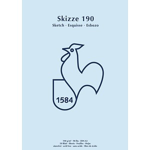 HAHNEMÜHLE Skizzenblock Skizze 190