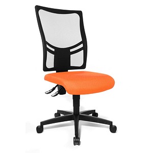 Topstar Bürostuhl Net Point 10, NX200 G04 orange, schwarz Stoff