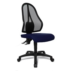 Topstar Bürostuhl Open Point P, OP100 G28 dunkelblau, schwarz Stoff