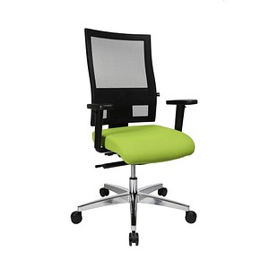 Topstar Bürostuhl Profi Net 11, PS59H T35 apfelgrün, schwarz, alu Stoff