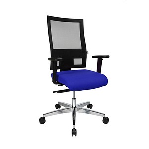 Topstar Bürostuhl Profi Net 11, PS59H T38 royalblau, schwarz, alu Stoff