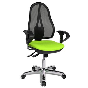 Topstar Bürostuhl Open Point SY Deluxe, OP290U G05 apfelgrün, schwarz, chrom Stoff