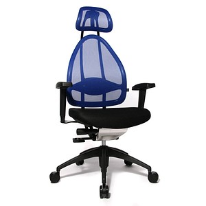 Topstar Bürostuhl Open Art® 2010, OPA0T B980 blau, schwarz, schwarz Stoff
