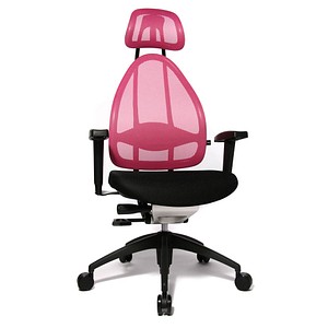 Topstar Bürostuhl Open Art® 2010, OPA0T BG10 pink, schwarz, schwarz Stoff
