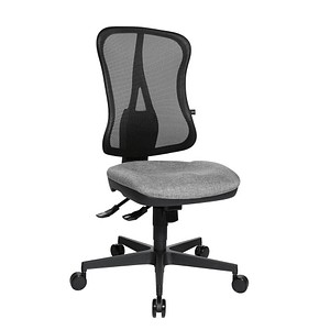 Topstar Bürostuhl Head Point SY, HE200 G23/B90 hellgrau, schwarz, schwarz Stoff