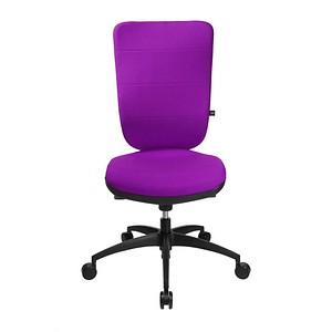Topstar Bürostuhl Soft Pro 100, NN400 T33 violett, schwarz Stoff