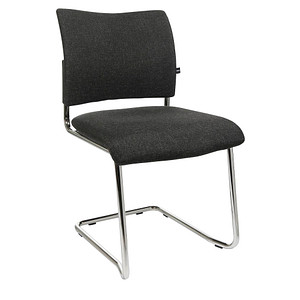 2 Topstar Besucherstühle Visit 20 NV390 G22 anthrazit Stoff