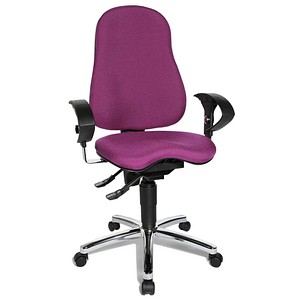 Topstar Bürostuhl Sitness® 10, SI59U G03 violett, chrom Stoff