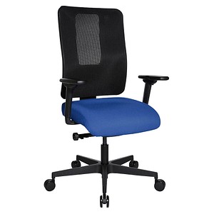 Topstar Bürostuhl Sitness Open X (N) Deluxe, OX300TW2 T260 blau, schwarz, schwarz Stoff