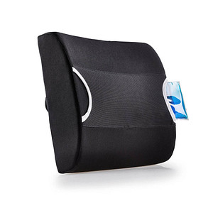 Maximex Rückenstütze für Bürostuhl schwarz für Bürostühle