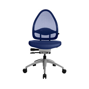 Topstar Bürostuhl OPEN BASE, J470S18 blau, silber Kunstleder