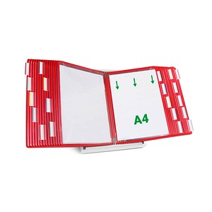 tarifold Sichttafelsystem 434303 DIN A4 rot mit 30 St. Sichttafeln