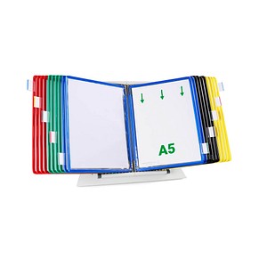 tarifold Sichttafelsystem 435209 DIN A5 farbsortiert mit 20 St. Sichttafeln