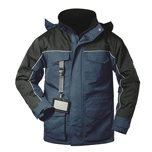 elysee® unisex Thermojacke marine, schwarz Größe S