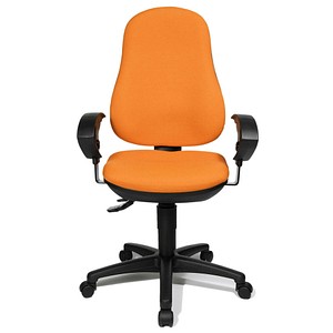 Topstar Bürostuhl Point 70, 8170UG04 orange, schwarz Stoff