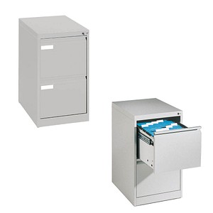 CP C 2000 Acurado Hängeregistraturschrank lichtgrau mit 2 Schubladen 43,3 x 59,0 x 73,3 cm