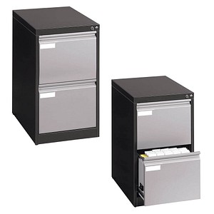 CP C 2000 Acurado Hängeregistraturschrank anthrazit, silber mit 2 Schubladen 43,3 x 59,0 x 73,3 cm