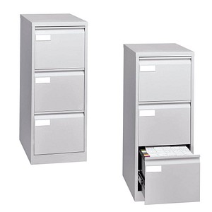 CP C 2000 Acurado Hängeregistraturschrank lichtgrau mit 3 Schubladen 43,3 x 59,0 x 104,5 cm