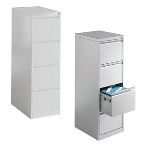 CP C 2000 Acurado Hängeregistraturschrank lichtgrau mit 4 Schubladen 43,3 x 59,0 x 135,7 cm