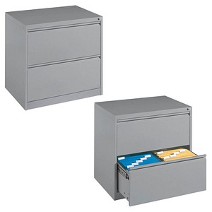 CP C 2000 Acurado Hängeregistraturschrank silber mit 2 Schubladen 78,7 x 59,0 x 73,3 cm