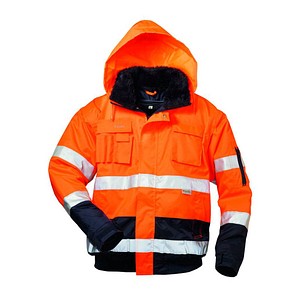 elysee® unisex Warnjacke VOLKER orange, marine Größe 2XL