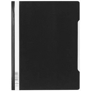50 DURABLE Schnellhefter Kunststoff schwarz DIN A4 überbreit