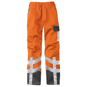 KÜBLER® unisex Warnschutzhose PSA SAFETY X7 warnorange, anthrazit Größe 50