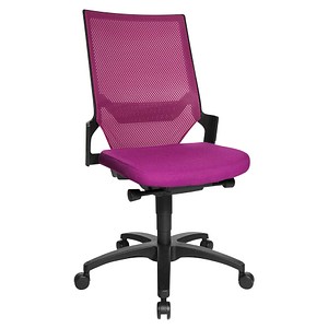 Topstar Bürostuhl Autosynchron®-1, AU1000 T33 violett, schwarz Stoff