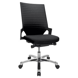 Topstar Bürostuhl Autosynchron®-2 Alu, AU2090 BI0 schwarz, alu Stoff