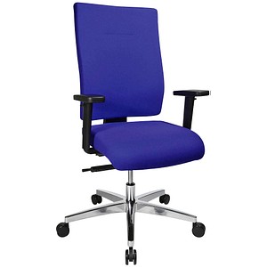 Topstar Bürostuhl Profi Star 15 High, PS49H T38Q royalblau, alu Stoff