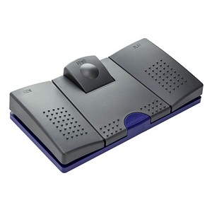 GRUNDIG Foot switch 536 - Verkabelt - Schwarz - Blau - Diktiergerät - Grundig -